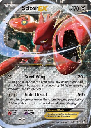 Scizor EX (76/122) [XY: BREAKpoint]-1