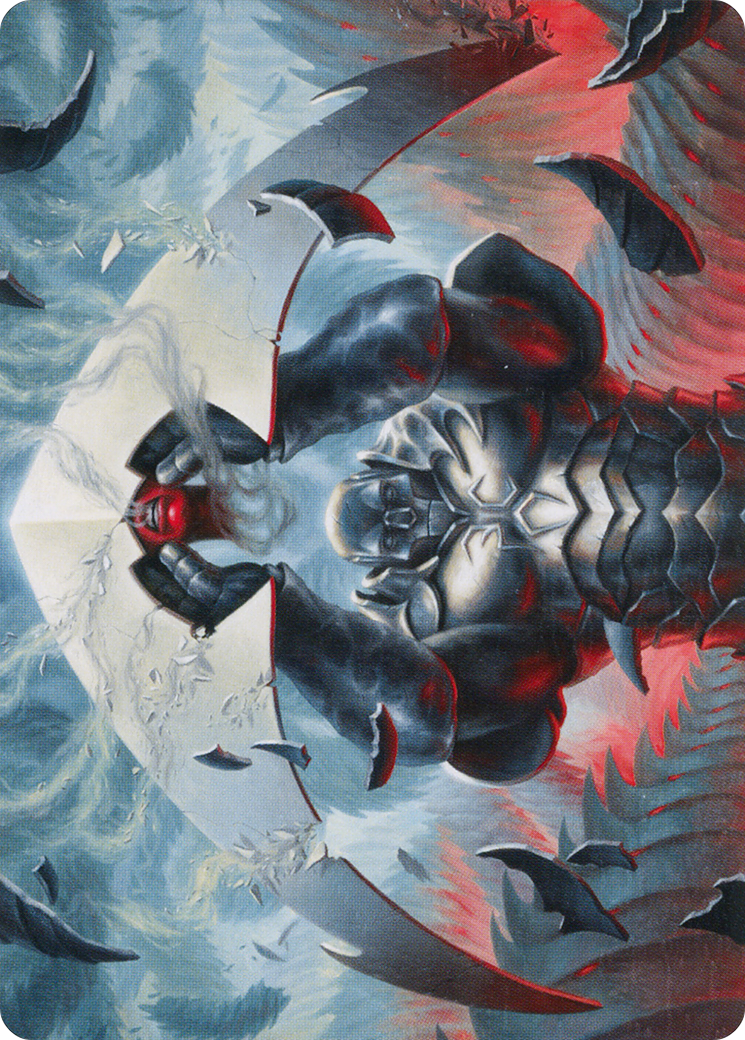 Mirrodin Avenged // Mirrodin Avenged (AMOM-026) - March of the Machine Art Series (Borderless) Foil-3