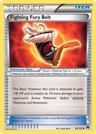 Fighting Fury Belt (99/122) [XY: BREAKpoint]-1