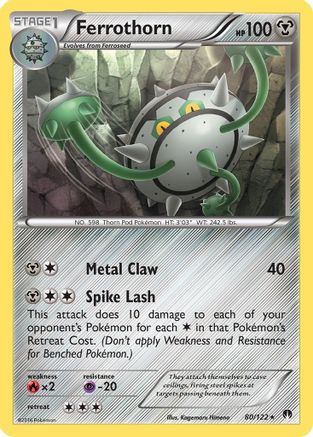 Ferrothorn (80/122) [XY: BREAKpoint]-1