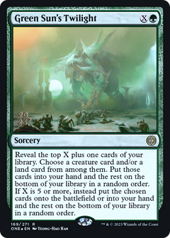 Green Sun's Twilight [Phyrexia: All Will Be One Prerelease Promos]-1