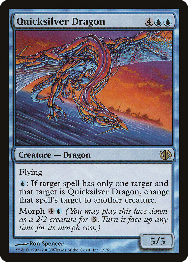 Quicksilver Dragon [Duel Decks: Jace vs. Chandra]-1