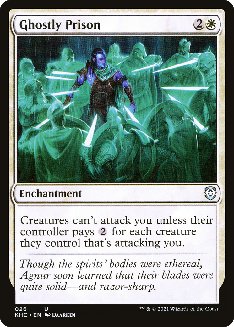 Ghostly Prison [Kaldheim Commander]-1
