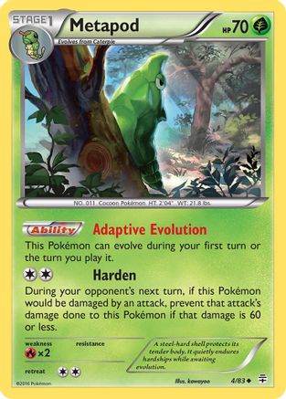 Metapod (4/83) [XY: Generations]-1