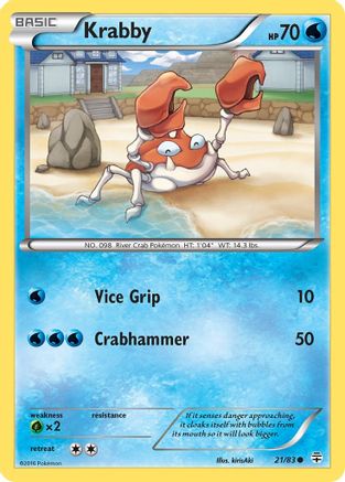 Krabby (21/83) [XY: Generations]-1