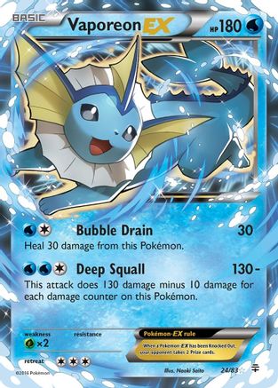 Vaporeon EX (24/83) [XY: Generations]-1