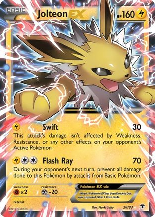 Jolteon EX (28/83) [XY: Generations]-1