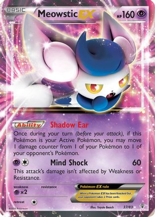 Meowstic EX (37/83) [XY: Generations]-1