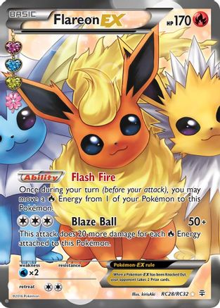 Flareon EX (RC28/RC32) [XY: Generations]-1