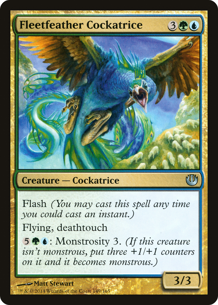 Fleetfeather Cockatrice [Journey into Nyx]-1
