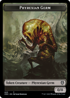 Phyrexian Germ (TONC-023) - Phyrexia: All Will Be One Commander Tokens-1