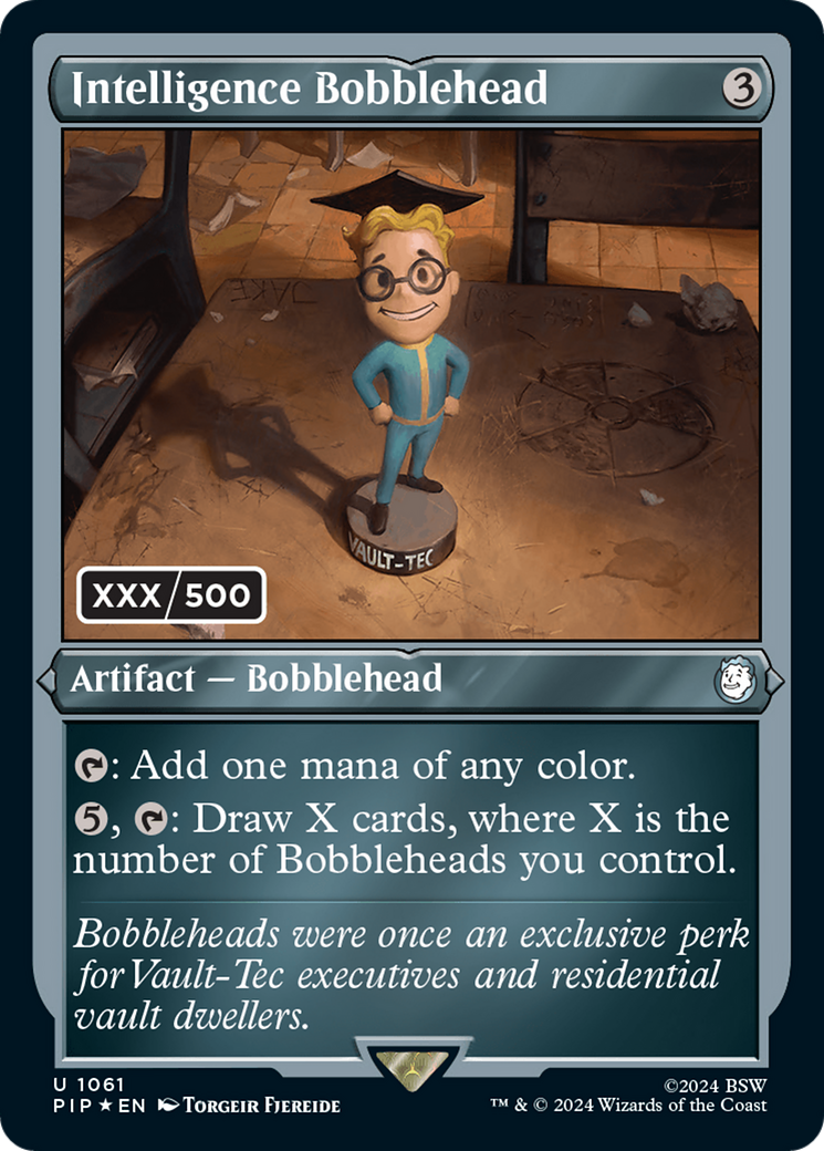 Intelligence Bobblehead (Serialized) [Fallout]-1