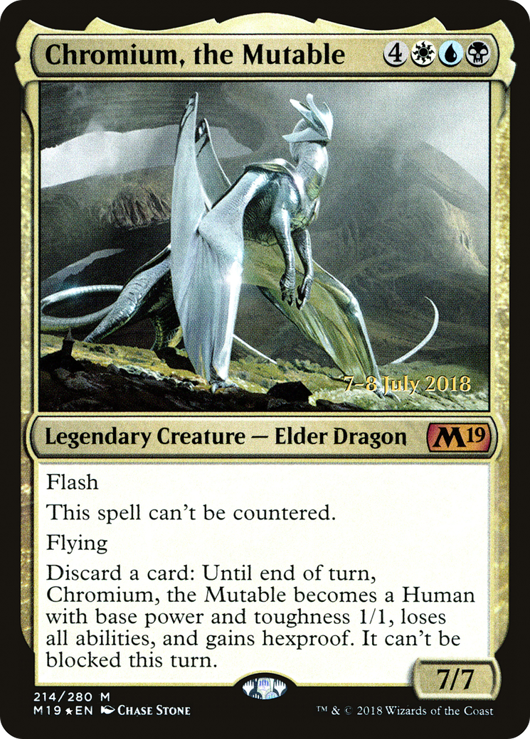 Chromium, the Mutable [Core Set 2019 Prerelease Promos]-1