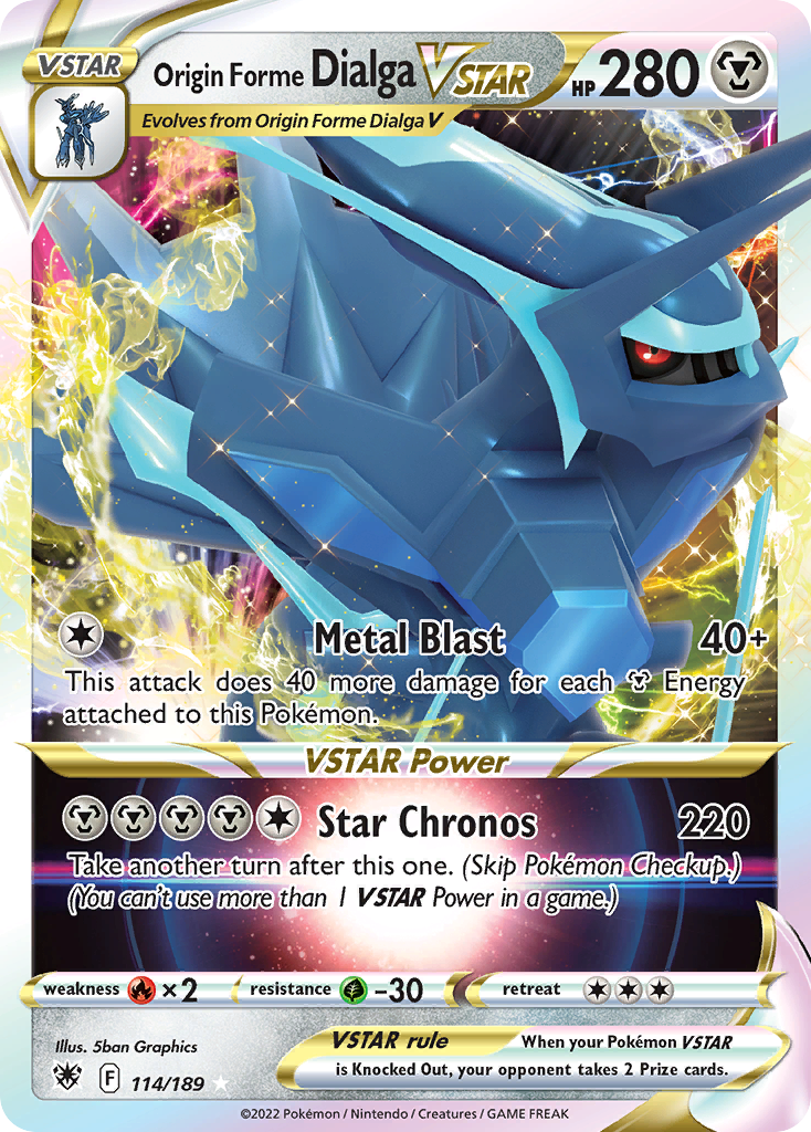 Origin Forme Dialga VSTAR (114/189) [Sword & Shield: Astral Radiance]-1
