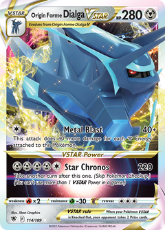 Origin Forme Dialga VSTAR (114/189) [Sword & Shield: Astral Radiance]-1