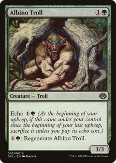 Albino Troll (Garruk vs. Liliana) [Duel Decks Anthology]-1