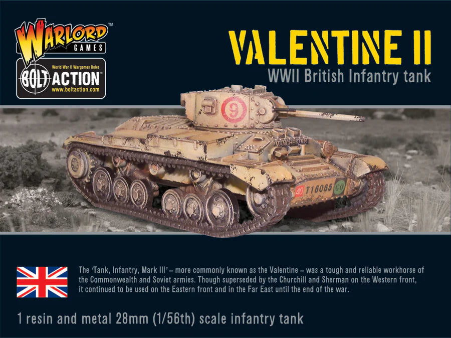 Bolt Action British Army - Valentine II Cruiser Tank