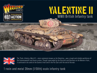 Bolt Action British Army - Valentine II Cruiser Tank