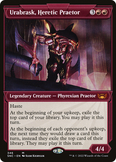 Urabrask, Heretic Praetor (Showcase) (SNC-346) - Streets of New Capenna: (Showcase)-1