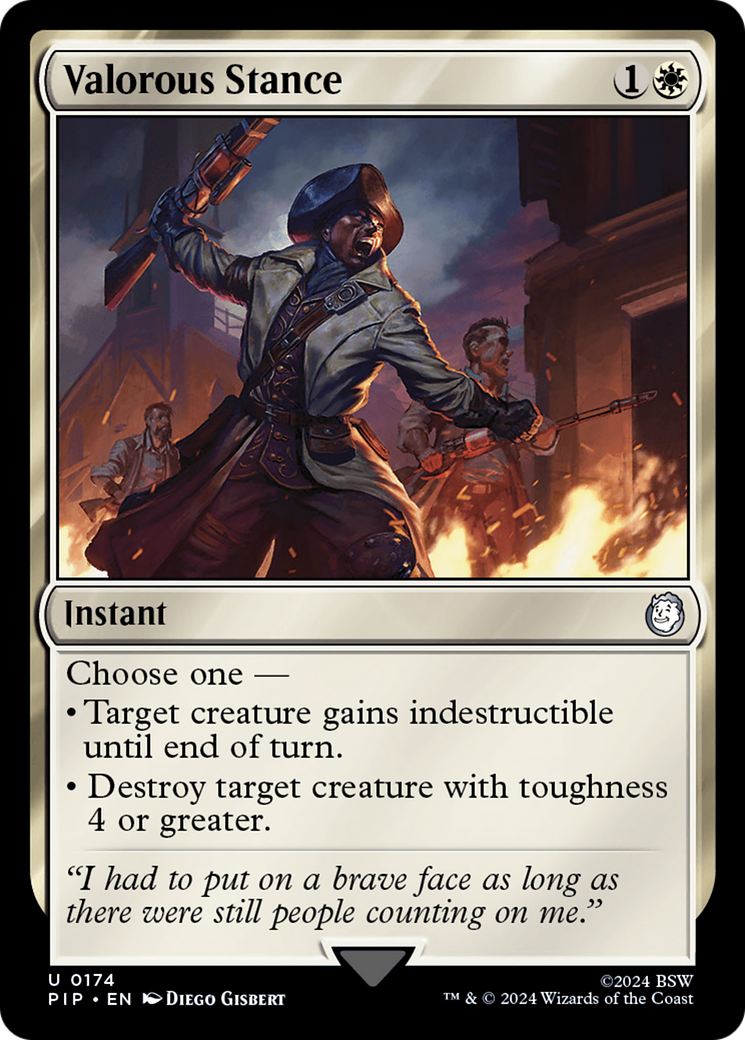 Valorous Stance (PIP-174) - Fallout Foil-1
