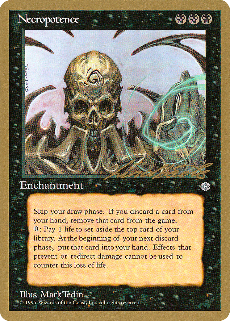 Necropotence (Leon Lindback) [Pro Tour Collector Set]-1