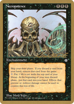 Necropotence (Leon Lindback) [Pro Tour Collector Set]-1