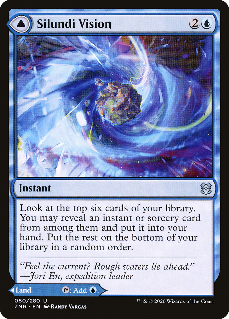 Silundi Vision // Silundi Isle [Zendikar Rising]-3