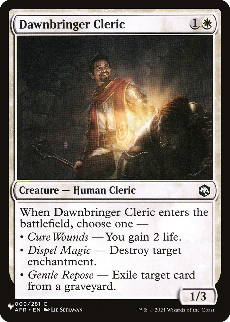 Dawnbringer Cleric [The List]-1