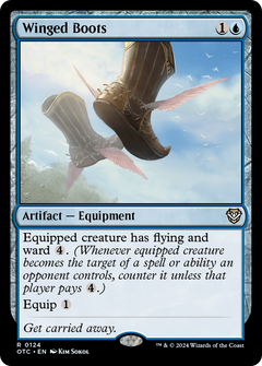 Winged Boots (OTC-124) - Outlaws of Thunder Junction Commander-1