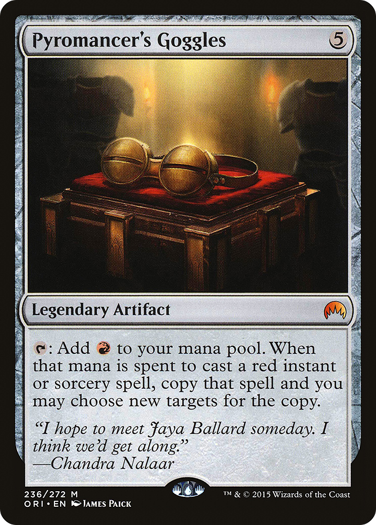 Pyromancer's Goggles [Magic Origins]-1