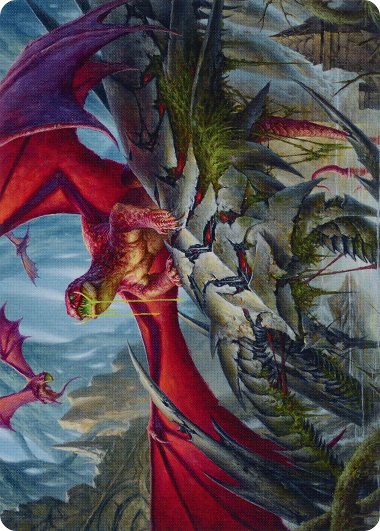 Hoarding Broodlord // Hoarding Broodlord (AMOM-023) - March of the Machine Art Series (Borderless) Foil-1