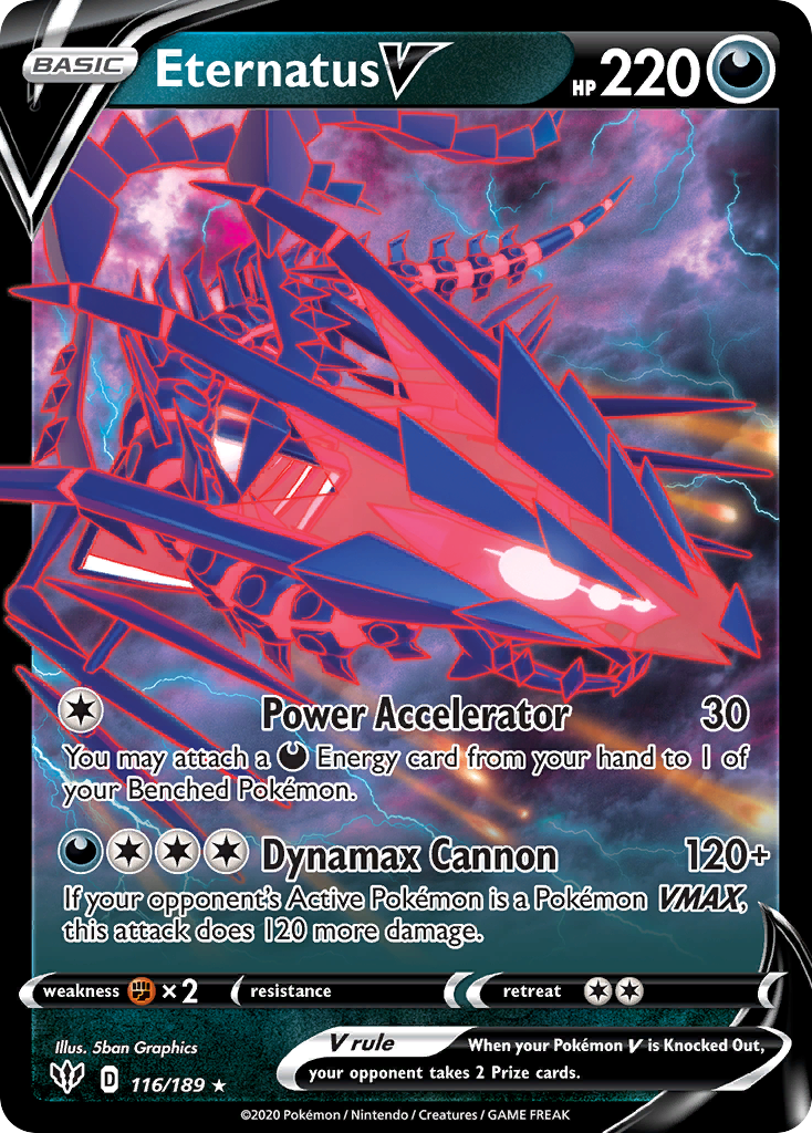Eternatus V (116/189) [Sword & Shield: Darkness Ablaze]-1