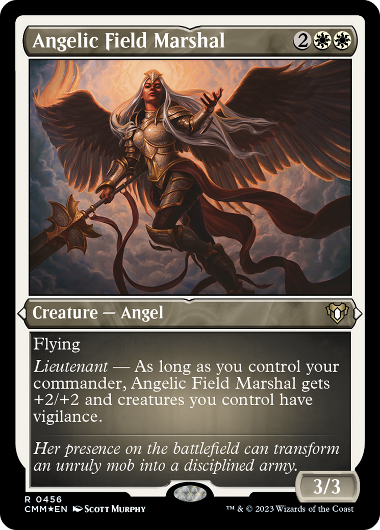 Angelic Field Marshal (Foil Etched) [Commander Masters]-1