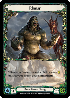 Rhinar [HER005-P] (Promo)  1st Edition Rainbow Foil-1