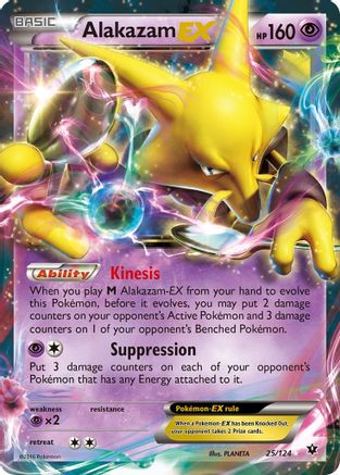 Alakazam EX (25/124) [XY: Fates Collide]-1
