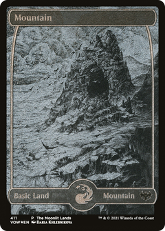 Mountain (VOW-411) - Innistrad: Crimson Vow Etched Foil-1
