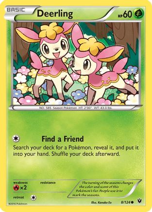Deerling (8/124) [XY: Fates Collide]-1