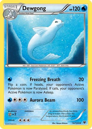 Dewgong (16/124) [XY: Fates Collide]-1