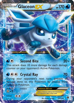 Glaceon EX (20/124) [XY: Fates Collide]-1