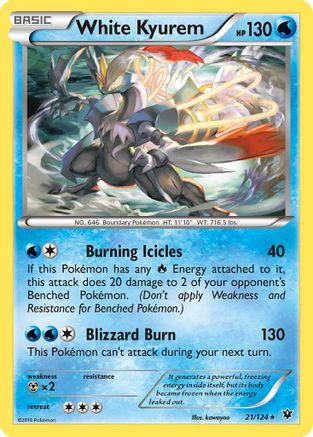 White Kyurem (21/124) [XY: Fates Collide]-1