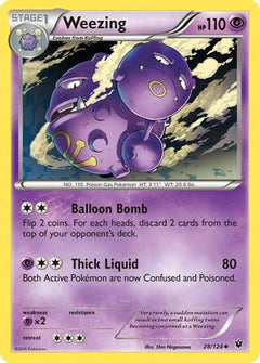 Weezing (28/124) [XY: Fates Collide]-1