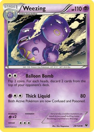 Weezing (28/124) [XY: Fates Collide]-1