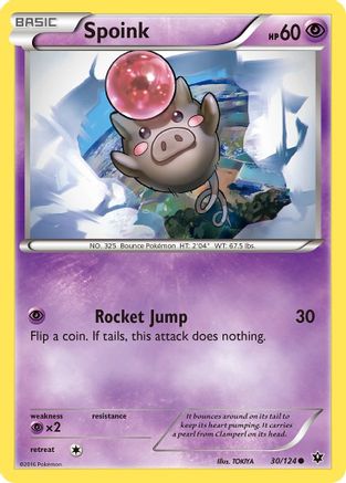 Spoink (30/124) [XY: Fates Collide]-1