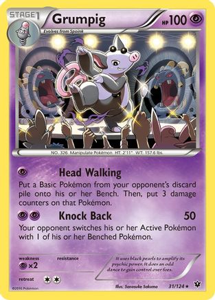 Grumpig (31/124) [XY: Fates Collide]-1