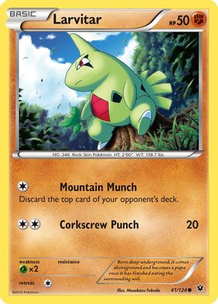 Larvitar (41/124) [XY: Fates Collide]-1
