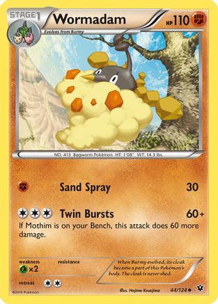 Wormadam (44/124) [XY: Fates Collide]-1