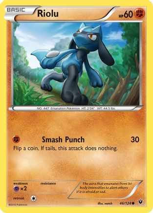 Riolu (46/124) [XY: Fates Collide]-1