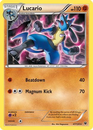 Lucario (47/124) [XY: Fates Collide]-1