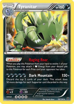 Tyranitar (56/124) [XY: Fates Collide]-1