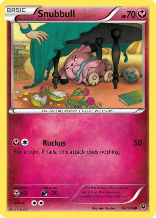 Snubbull (68/124) [XY: Fates Collide]-1